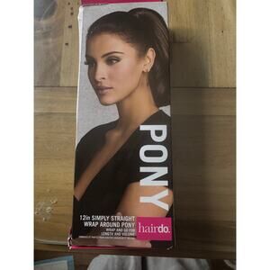 Hairdo 12" Simply Straight Wrap Around Pony R10 Chestnut Light Brown
